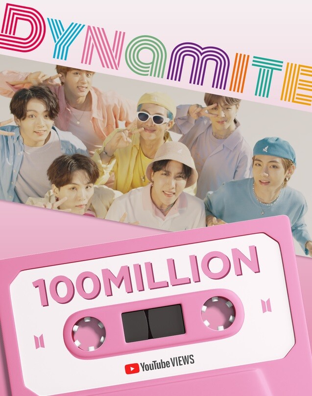 방탄소년단 첫 영어 신곡 ‘다이너마이트’ 발표. 사진 빅히트엔터테인먼트 제공.