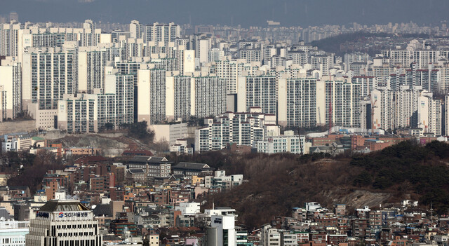 서울시내 아파트 단지 모습. 연합뉴스