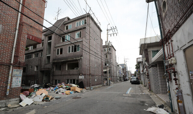 노후주택가. &lt;한겨레&gt; 자료사진