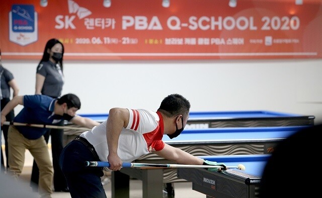 프로당구 피비에이(PBA) 큐스쿨 경기 장면. PBA 제공