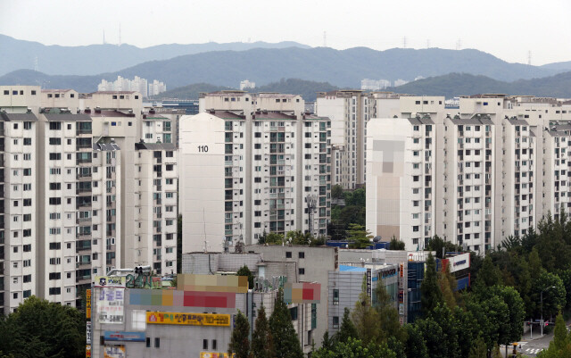 경기도 내 대도시 한 아파트 단지의 모습(사진은 특정 기사 내용과 관계없음). 연합뉴스.