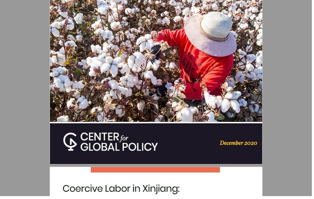 미 싱크탱크 “중국 신장 소수민족, 면화 수확에 강제 동원”