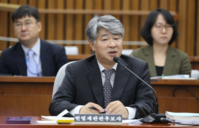 이종석 헌법재판소장 후보자. 한겨레 자료사진