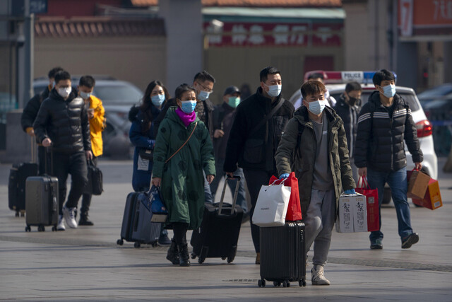 중국도 집콕이 대세…‘춘절 연휴’ 유동인구 대폭 줄어