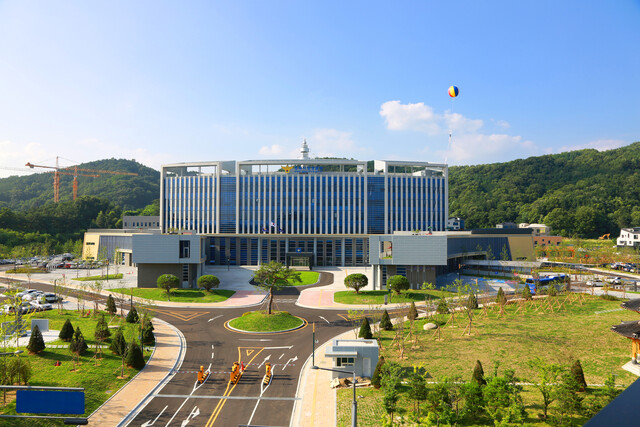 경북 안동시 풍천면에 있는 경북경찰청 청사. 경북경찰청 제공