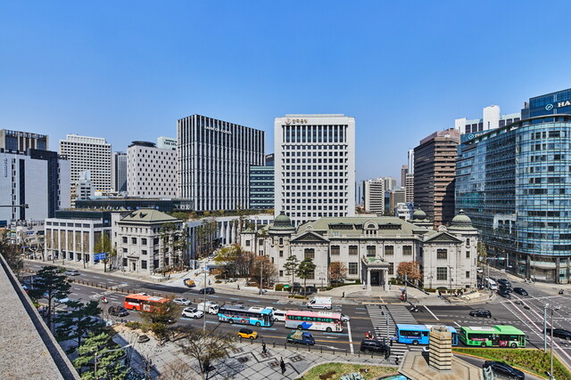 서울 중구 남대문로에 있는 한국은행 전경. 연합뉴스