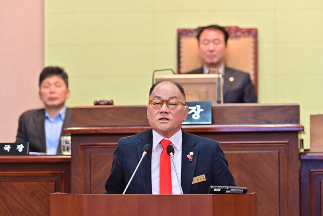 국민의힘 소속 양태석 거제시의원. 거제시의회 제공