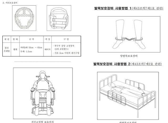 외국인보호규칙 일부개정령안 입법예고 갈무리