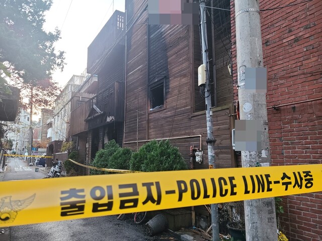 서울 마포구 모텔서 한밤중 방화…2명 숨져