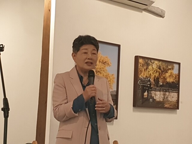 김지연 전주 서학동사진미술관장. 박임근 기자