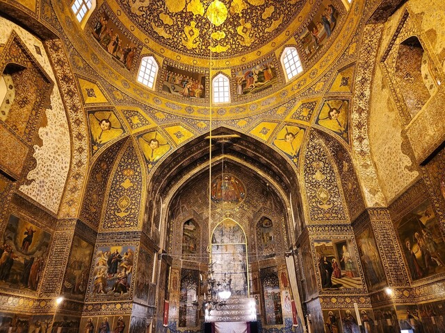 에스파한 졸파 지역에 있는 아르메니아 기독교의 반크 교회.