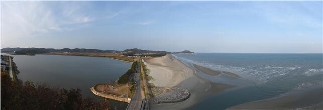 인천시 옹진군 백령도 백령공항 건설 예정지. 인천시 제공