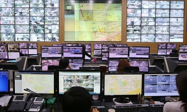 CCTV 관제센터. 연합뉴스