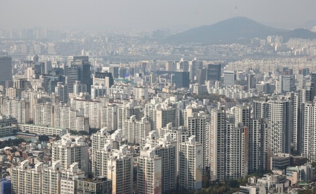 서울 강남 일대 아파트 모습. 연합뉴스