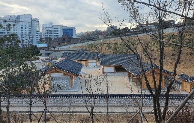 최근 복원 작업이 끝난 사직단 전사청 권역. 문화재청 궁능유적본부 제공