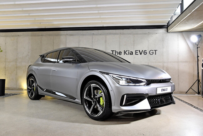 기아 전기차 ‘EV6 GT’ 앞모습. 기아 제공