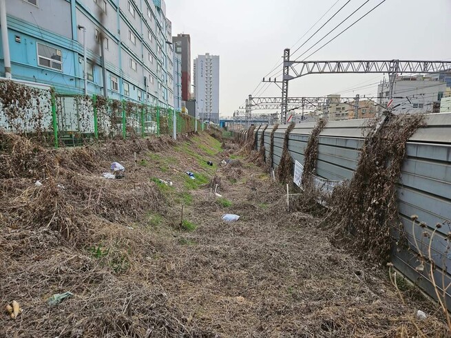 제물포역 인근 유휴부지. 허종식 의원실 제공