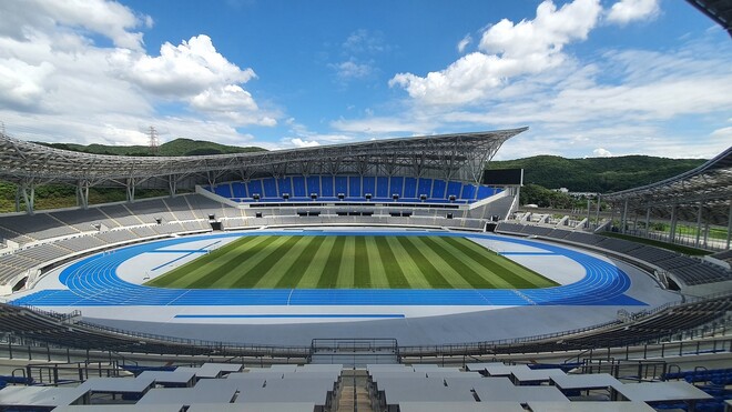 용인시 처인구 삼가동에 있는 용인미르스타디움. 용인시 제공