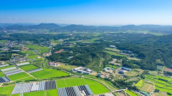 경기도 용인시 처인구 원삼면 ‘용인 반도체협력 일반산업단지’ 전경. 용인시 제공