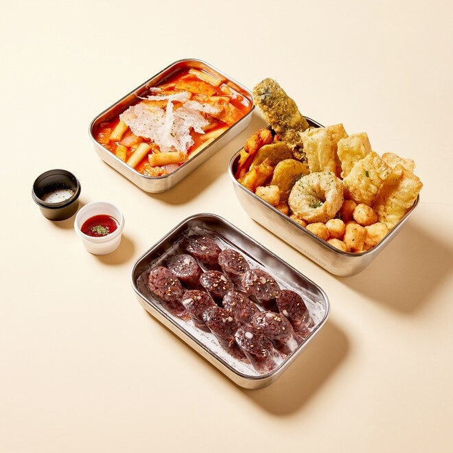 다회용기에 담긴 배달음식. 경기도 제공