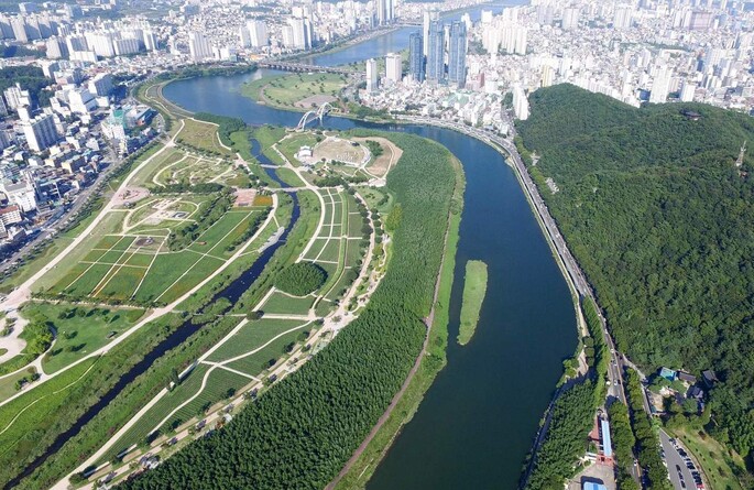 울산의 대표적인 도심 녹지공간인 태화강 국가정원 전경. 울산시 제공