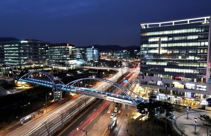 경기도 성남시 판교테크노밸리 전경. 경기도경제과학진흥원 제공