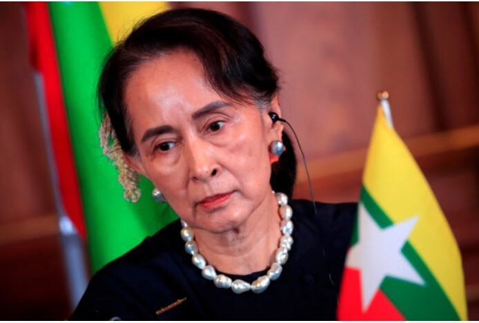 아웅산 수치 미얀마 국가고문. 로이터 연합뉴스