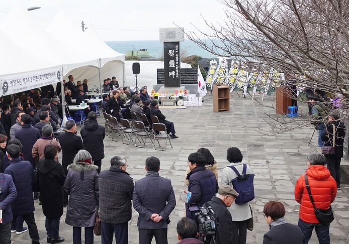 제71주년 제주4·3 북촌 희생자 합동위령제가 13일 오전 제주시 조천읍 북촌리 북촌 너븐숭이 4·3위령성지에서 열렸다. 허호준 기자