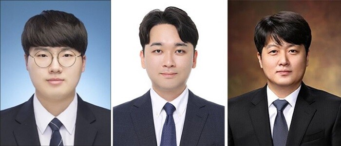 &nbsp; &nbsp; &nbsp; &nbsp; &nbsp; &nbsp; &nbsp; &nbsp; &nbsp; &nbsp; &nbsp; &nbsp; &nbsp; &nbsp; &nbsp; &nbsp; &nbsp; &nbsp; &nbsp;이상민 교수 연구팀. (왼쪽부터) 손진호 석사, 차경환 석박사통합과정생, 이상민 교수.중앙대 제공