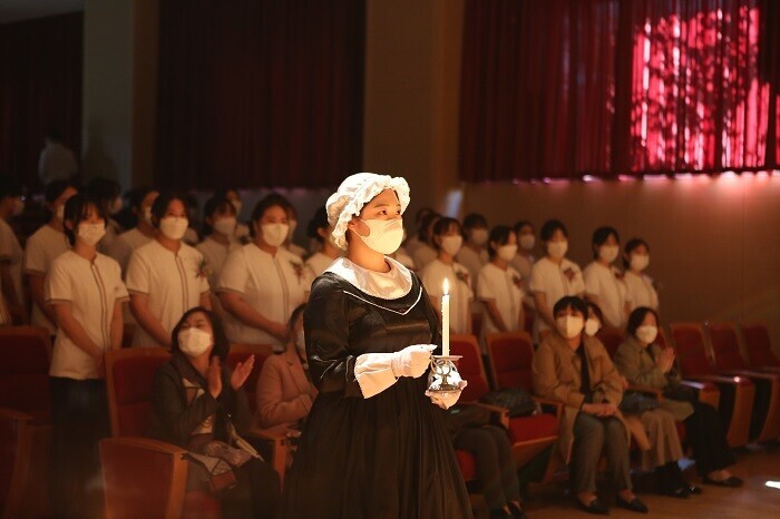 지난해 11월 열린 성신여대 간호대학 제15회 나이팅게일 선서식. 성신여대 제공