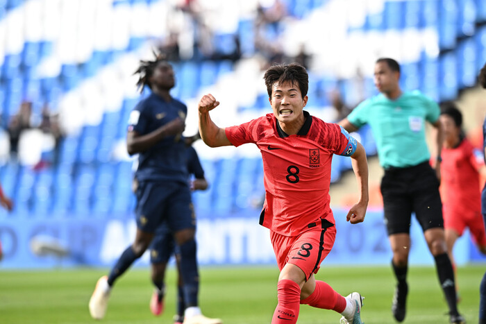 한국 20살 이하 축구대표팀의 주장 이승원. 대한축구협회 제공