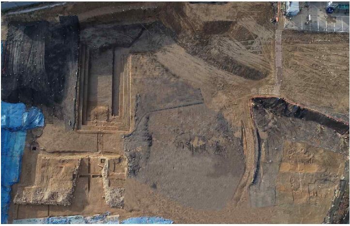 2018년 12월 문화재청의 발굴조사로 확인된 삼표산업 풍납공장 인근 풍납토성 서성벽. 문화재청 제공