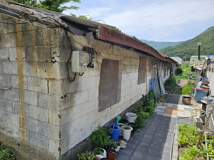 지난 6일 충남 보령시 성주면 성주8리의 한 광부 사택 모습. 최예린 기자