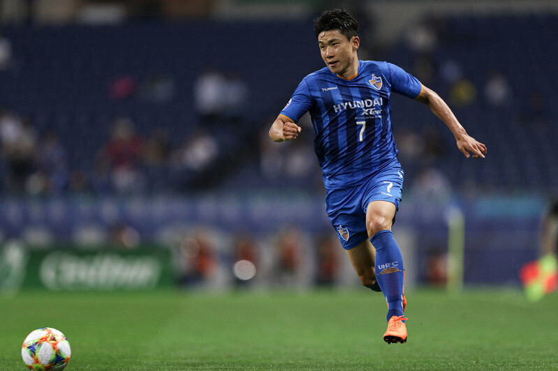 울산 현대 발 빠른 측면공격수 김인성. 한국프로축구연맹