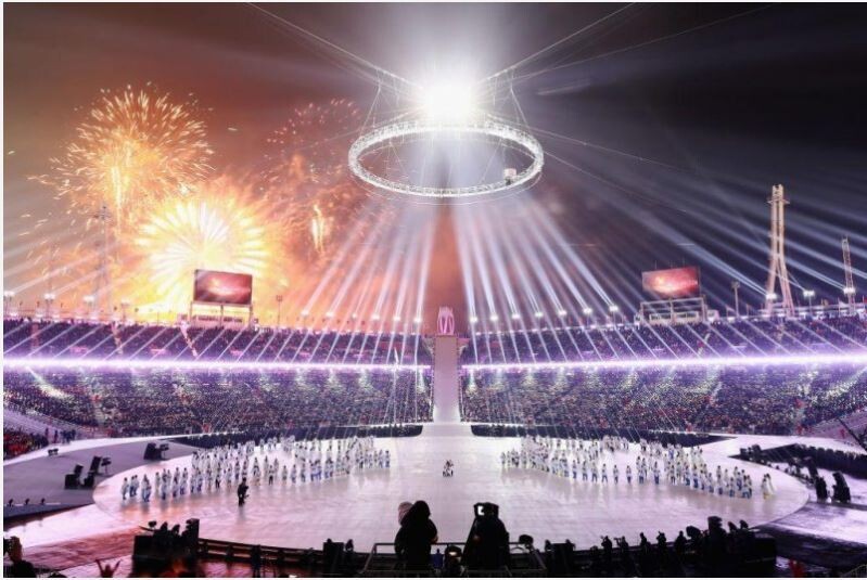 영국과 미국이 러시아의 사이버 공격 대상이 됐다고 밝힌 2018년 평창 겨울올림픽 개막식. 평창올림픽 누리집