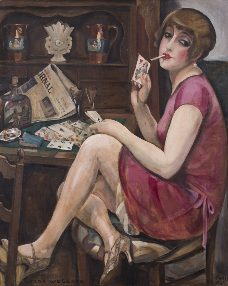 게르다 베게너, &lt;하트의 여왕&gt;, 1928년, 캔버스에 유채, 덴마크 코이에(Køge)만 아르켄근대미술관.