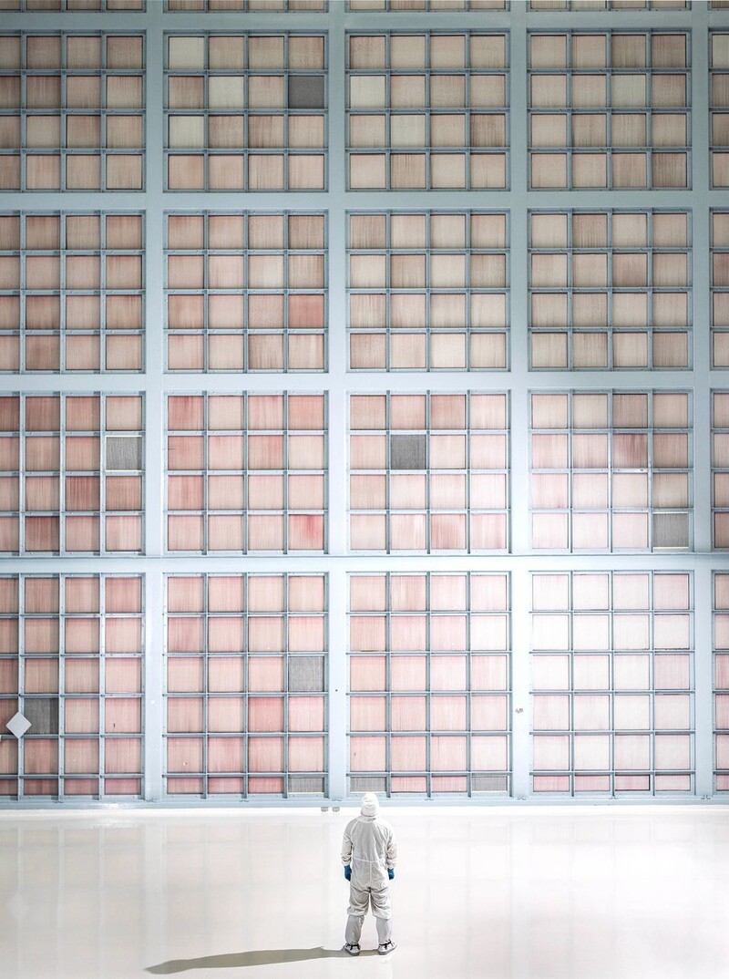‘올해의 나사 사진가’ 장소 부문 수상자 크리스 건의 고다드우주비행센터 필터 벽. 나사 제공