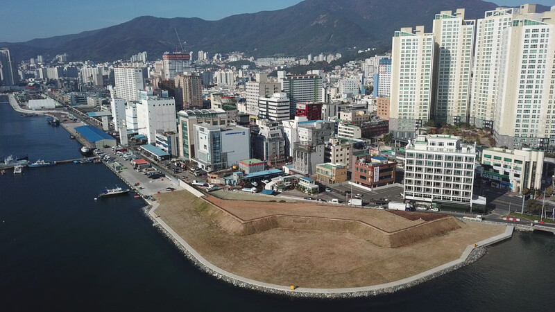 경남 창원시 마산합포구 구항지구 전경. 동부건설 제공