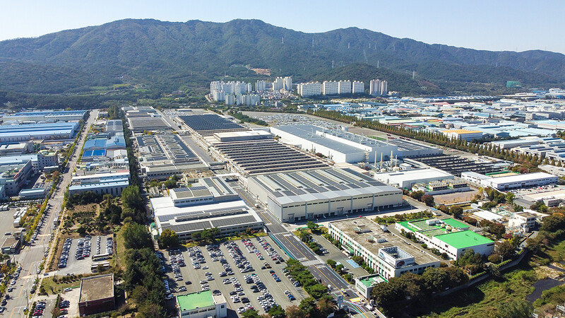 한국지엠 창원공장 전경. 한국지엠 제공