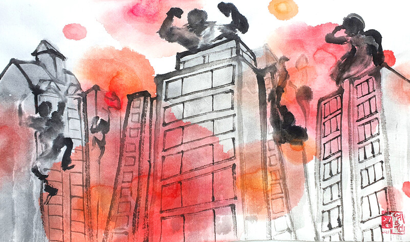 스무살 청년이 ‘이충걸의 세시반’을 먼저 읽고 그리다. 김예원