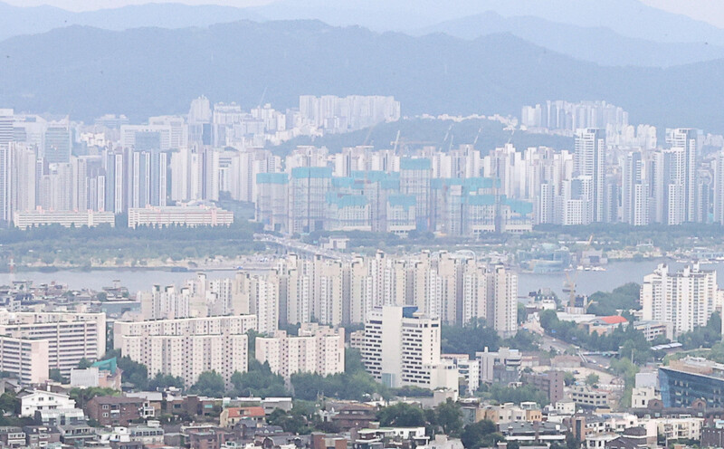 지난 5일 서울 남산에서 내려다본 서울시 풍경. 연합뉴스