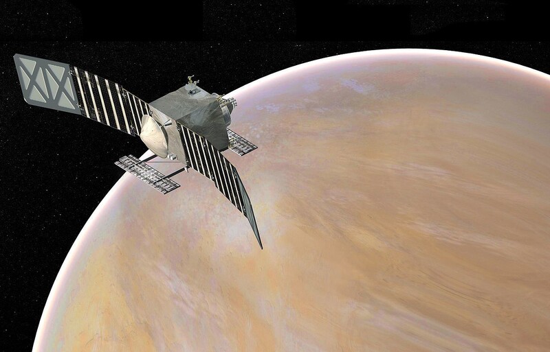 나사가 추진 중인 베리타스 궤도선 상상도. 내년 4월 계획이 최종 확정된다. 나사 제공