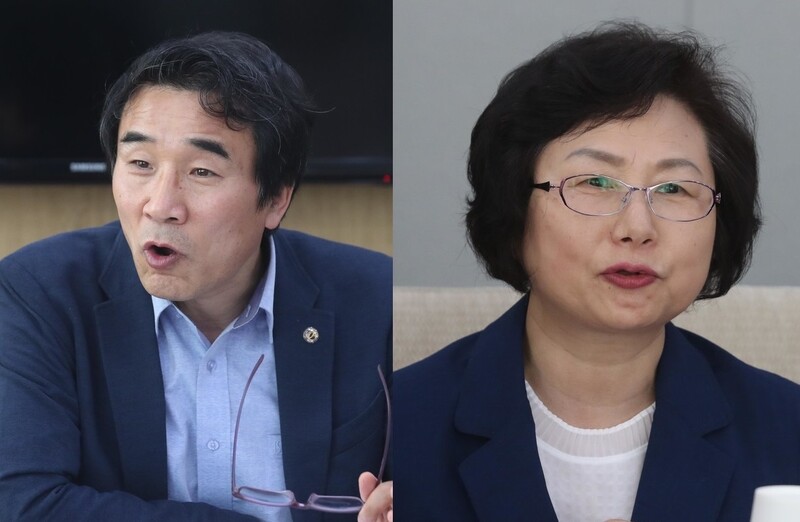 전성환 시도지사협의회 사무총장(왼쪽)과 윤미혜 경기도 보건환경연구원장