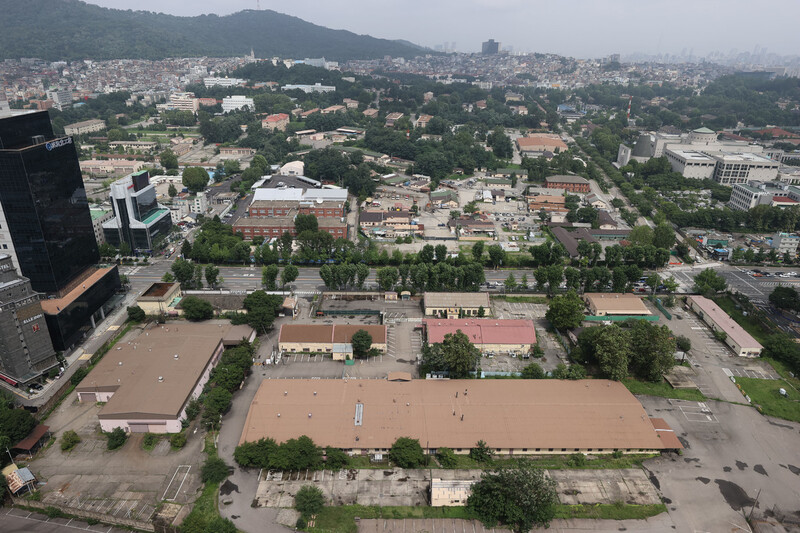 서울 용산구에 있는 용산 미군기지 전경. 연합뉴스