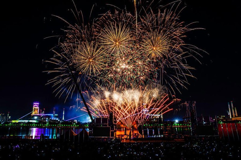 2019년 포항국제불빛축제 모습. 포항문화재단 누리집 갈무리