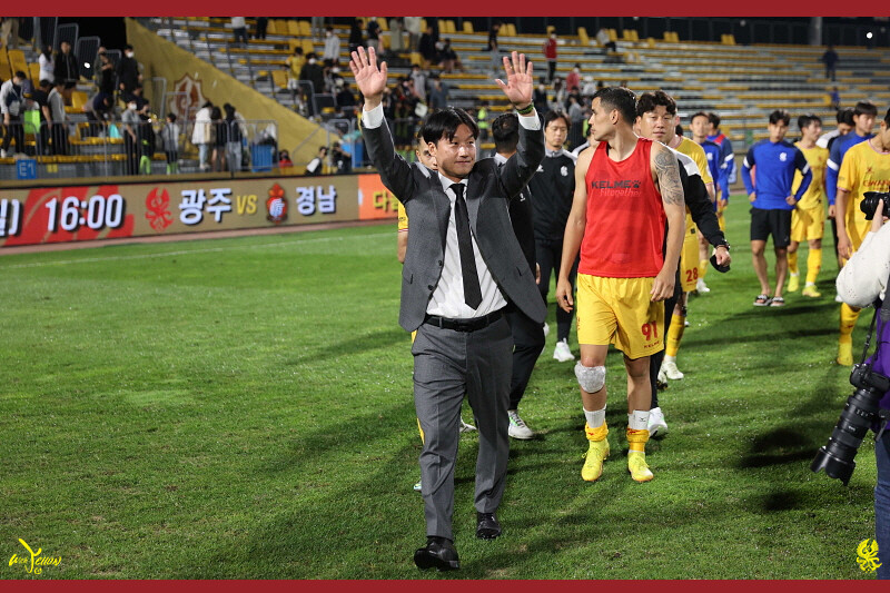 이정효 광주FC 감독. 광주FC 제공