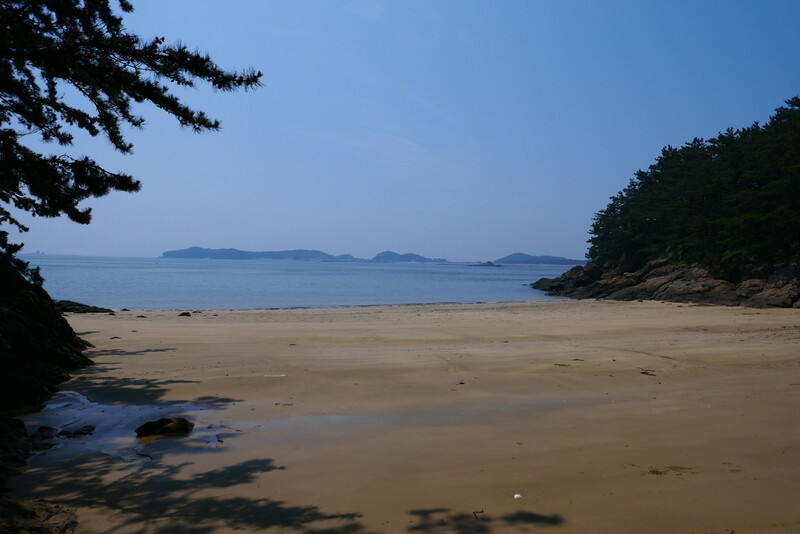 지난달 21일 방문한 충남 고대도 ‘비밀의 해변’ 전경.