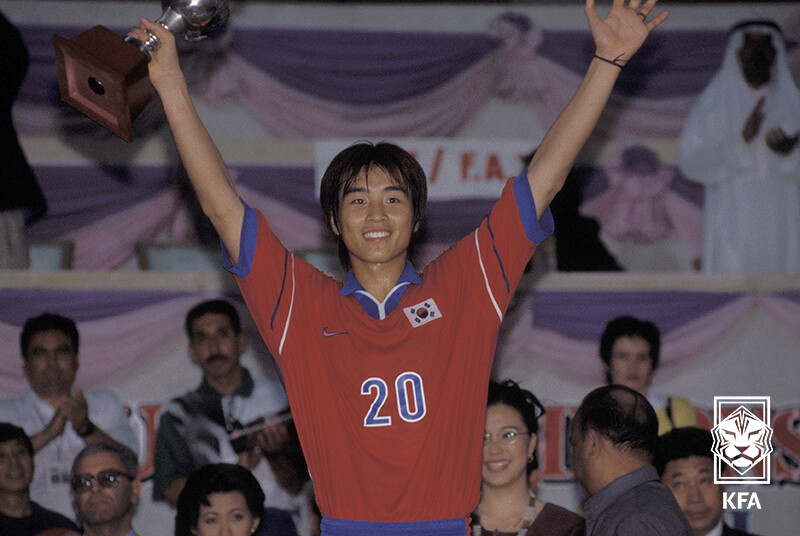 20살 이동국의 모습. 이동국은 1998년 아시아 19살 이하(U-19) 선수권, 2000년 아시안컵, 2011년 아시아축구연맹 챔피언스리그에서 득점왕을 차지했다. 대한축구협회 제공