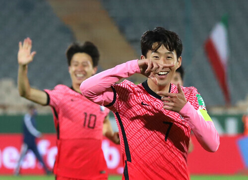 축구 국가대표 손흥민. 연합뉴스