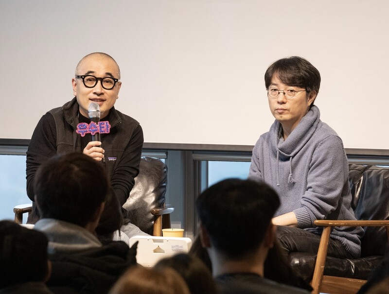 김봉진 우아한형제들 의장(왼쪽)과 김범준 우아한형제들 대표이사. 우아한형제들 제공